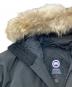 中古・古着 CANADA GOOSE (カナダグース) JASPER コヨーテファー付ダウンジャケット　ダウンジャケット　アウター　カナダ製　サザビーリーグタグ ブラック サイズ:XS：30000円