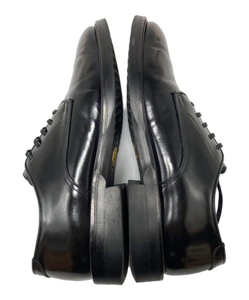 PUBLIC TOKYO（パブリックトウキョウ）PUBLIC TOKYO (パブリックトウキョウ) SCOTCHGARDレザープレーントゥシューズ　 ブラック サイズ:SIZE 2 26.5〜27cmの古着・服飾アイテム