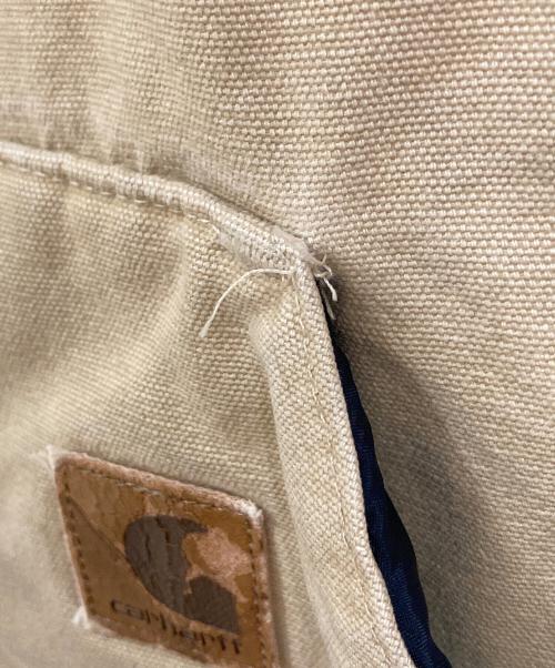 CarHartt（カーハート）CarHartt (カーハート) ダックベスト　中綿ベスト　アウター　USA製 ベージュ サイズ:Lの古着・服飾アイテム