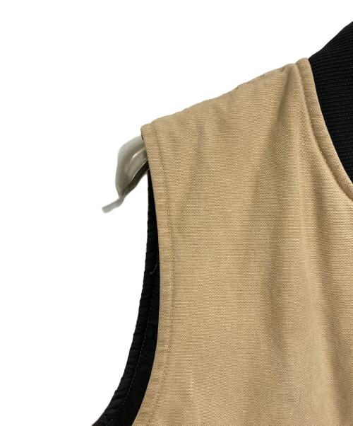 CarHartt（カーハート）CarHartt (カーハート) ダックベスト　中綿ベスト　アウター　USA製 ベージュ サイズ:Lの古着・服飾アイテム