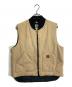 CarHartt（カーハート）の古着「ダックベスト　中綿ベスト　アウター　USA製」｜ベージュ