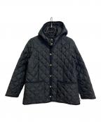 Traditional Weatherwearトラディショナルウェザーウェア）の古着「キルティングジャケット　中綿ジャケット　アウター」｜ブラック