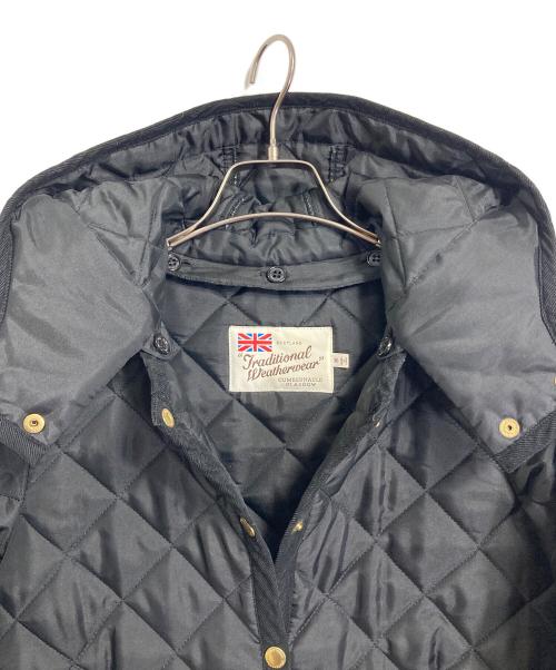 Traditional Weatherwear（トラディショナルウェザーウェア）Traditional Weatherwear (トラディショナルウェザーウェア) キルティングジャケット　中綿ジャケット　アウター ブラック サイズ:36の古着・服飾アイテム
