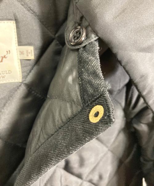 Traditional Weatherwear（トラディショナルウェザーウェア）Traditional Weatherwear (トラディショナルウェザーウェア) キルティングジャケット　中綿ジャケット　アウター ブラック サイズ:36の古着・服飾アイテム