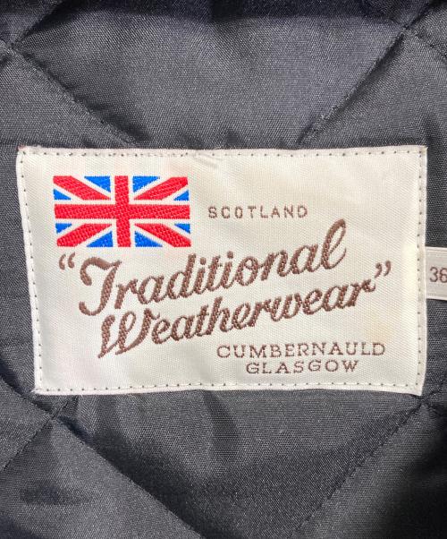 Traditional Weatherwear（トラディショナルウェザーウェア）Traditional Weatherwear (トラディショナルウェザーウェア) キルティングジャケット　中綿ジャケット　アウター ブラック サイズ:36の古着・服飾アイテム