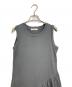 CINOH (チノ) REFINA CUTSEW DRESS ノースリーブワンピース　カットソードレス　日本製 グリーン サイズ:36：9000円