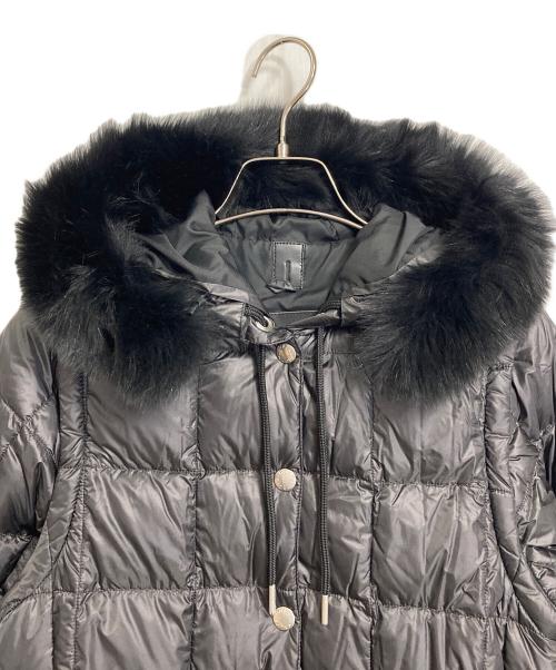 TAION EXTRA（タイオン エクストラ）TAION EXTRA (タイオン エクストラ) フォックスファー付きダウンジャケット　3WAY ブラック サイズ:Sの古着・服飾アイテム
