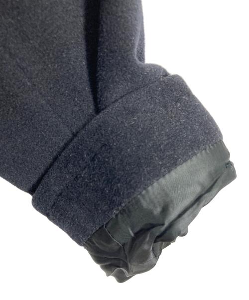 MaxMara（マックスマーラ）MaxMara (マックスマーラ) ウールアンゴラコート　ロングコート　アウター　イタリア製 ブラック サイズ:38の古着・服飾アイテム