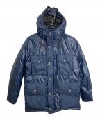 The Duffer of ST.Georgeザ ダファーオブセントジョージ）の古着「ダウンジャケット　アウター　ナイロンジャケット」｜ネイビー