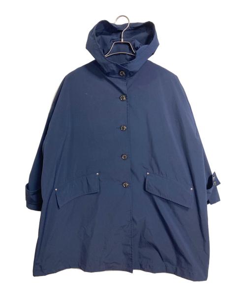 MACKINTOSH（マッキントッシュ）MACKINTOSH (マッキントッシュ) HUMBIE HOOD ハンビーフード フーデットコート　アウター　ライトアウター　イギリス製　英国製 ネイビー サイズ:US6の古着・服飾アイテム