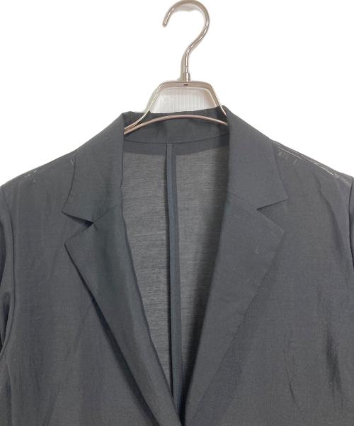 JOURNAL STANDARD relume（ジャーナルスタンダード レリューム）JOURNAL STANDARD relume (ジャーナルスタンダード レリューム) シングルシアージャケット　アウター　ライトアウター　オフィスカジュアル　セレモニー ブラック サイズ:FREEの古着・服飾アイテム