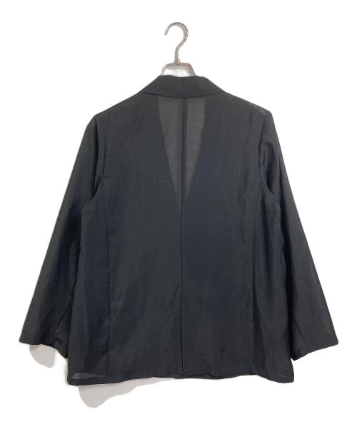JOURNAL STANDARD relume（ジャーナルスタンダード レリューム）JOURNAL STANDARD relume (ジャーナルスタンダード レリューム) シングルシアージャケット　アウター　ライトアウター　オフィスカジュアル　セレモニー ブラック サイズ:FREEの古着・服飾アイテム