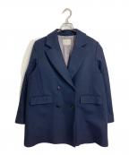 IENAイエナ）の古着「コート　テーラードコートジャケット　アウター　日本製」｜ネイビー