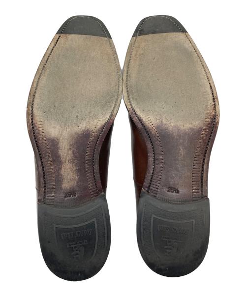 SCOTCH GRAIN（スコッチグレイン）SCOTCH GRAIN (スコッチグレイン) オデッサ ストレートチップシューズ　レザーシューズ　日本製 ブラウン サイズ:25.5の古着・服飾アイテム