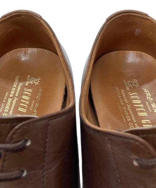 SCOTCH GRAIN（スコッチグレイン）SCOTCH GRAIN (スコッチグレイン) オデッサ ストレートチップシューズ　レザーシューズ　日本製 ブラウン サイズ:25.5の古着・服飾アイテム