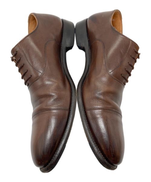SCOTCH GRAIN（スコッチグレイン）SCOTCH GRAIN (スコッチグレイン) オデッサ ストレートチップシューズ　レザーシューズ　日本製 ブラウン サイズ:25.5の古着・服飾アイテム