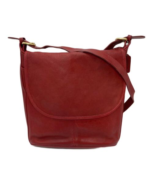 COACH（コーチ）COACH (コーチ) レザーショルダーバッグ　レザーバッグ　オールドコーチ サイズ:実寸参照の古着・服飾アイテム