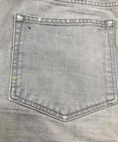 UNDERCOVER（アンダーカバー）UNDERCOVER (アンダーカバー) 11AW フリンジデニムスカート　ミニスカート　フリンジスカート ベージュ サイズ:3の古着・服飾アイテム