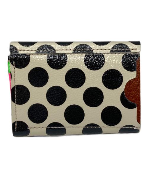 carmine（カルミネ）carmine (カルミネ) 3つ折り財布　ミニウォレット　水玉 マルチカラー サイズ:実寸参照の古着・服飾アイテム