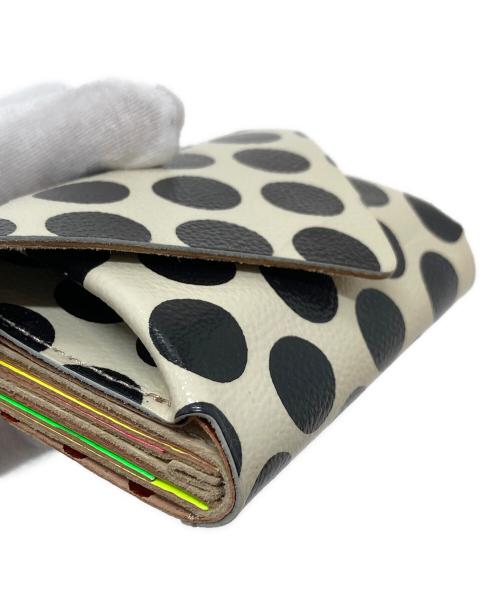 carmine（カルミネ）carmine (カルミネ) 3つ折り財布　ミニウォレット　水玉 マルチカラー サイズ:実寸参照の古着・服飾アイテム