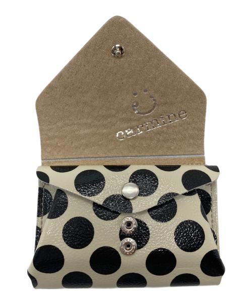 carmine（カルミネ）carmine (カルミネ) 3つ折り財布　ミニウォレット　水玉 マルチカラー サイズ:実寸参照の古着・服飾アイテム