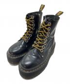 Dr.Martensドクターマーチン）の古着「JADON MAX 8 ホール ブーツ　レースアップブーツ　厚底」｜ブラック