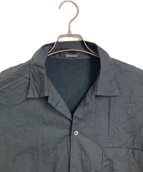 UNDERCOVER（アンダーカバー）UNDERCOVER (アンダーカバー) 22SS 後CS切替半袖BIGシャツ 半袖シャツ　日本製 ブラック サイズ:3の古着・服飾アイテム