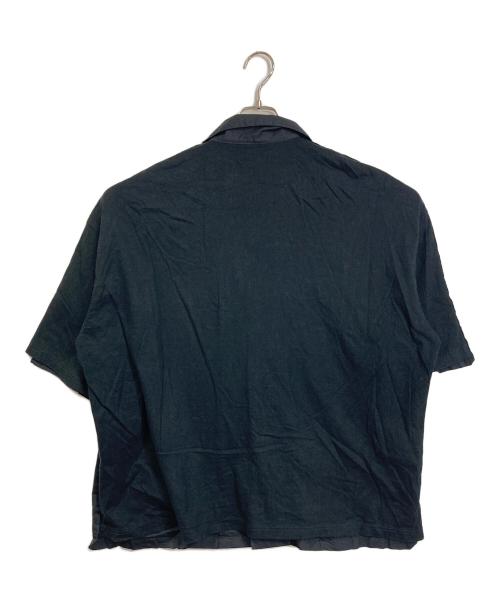 UNDERCOVER（アンダーカバー）UNDERCOVER (アンダーカバー) 22SS 後CS切替半袖BIGシャツ 半袖シャツ　日本製 ブラック サイズ:3の古着・服飾アイテム