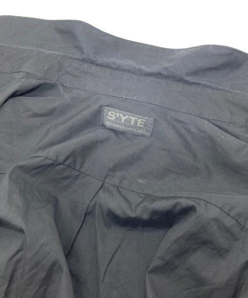 syte by Yohji Yamamoto（サイト バイ ヨウジヤマモト）syte by Yohji Yamamoto (サイト バイ ヨウジヤマモト) Broad Regular Collar Shirt ブロード レギュラー カラー シャツ 長袖シャツ　日本製 ブラック サイズ:4の古着・服飾アイテム