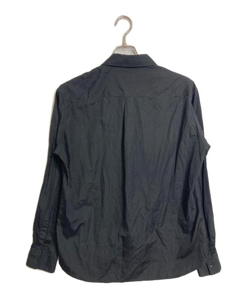 syte by Yohji Yamamoto（サイト バイ ヨウジヤマモト）syte by Yohji Yamamoto (サイト バイ ヨウジヤマモト) Broad Regular Collar Shirt ブロード レギュラー カラー シャツ 長袖シャツ　日本製 ブラック サイズ:4の古着・服飾アイテム