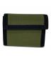 MARTIN MARGIELA (マルタン・マルジェラ) CORDURA WALLET・コーデュラウォレット 2つ折り財布 4タグ　イタリア オリーブ×ブラック サイズ:実寸参照：10000円