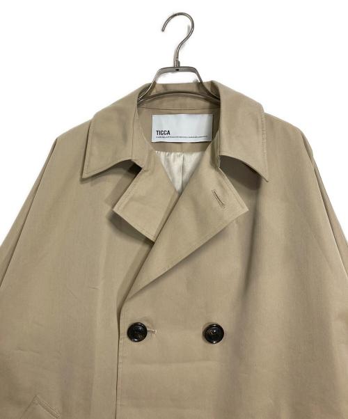 ticca（ティッカ）ticca (ティッカ) テントトレンチコート ビッグシルエット　25SS ベージュ サイズ:Sの古着・服飾アイテム