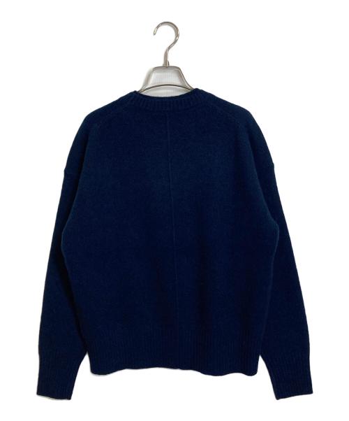 ticca（ティッカ）TICCA (ティッカ) YAK CREWNECK PULLOVER ヤク クルーネックニット 長袖ニット ネイビー サイズ:FREE 未使用品の古着・服飾アイテム