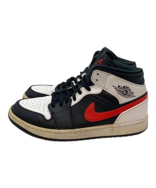 NIKE（ナイキ）NIKE (ナイキ) AIR JORDAN 1 MID（エアジョーダン1 ミッド） ブラック/ファイアレッド サイズ:US11の古着・服飾アイテム