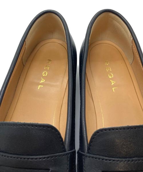 REGAL（リーガル）REGAL (リーガル) コインローファー　レザーシューズ ブラック サイズ:23㎝の古着・服飾アイテム