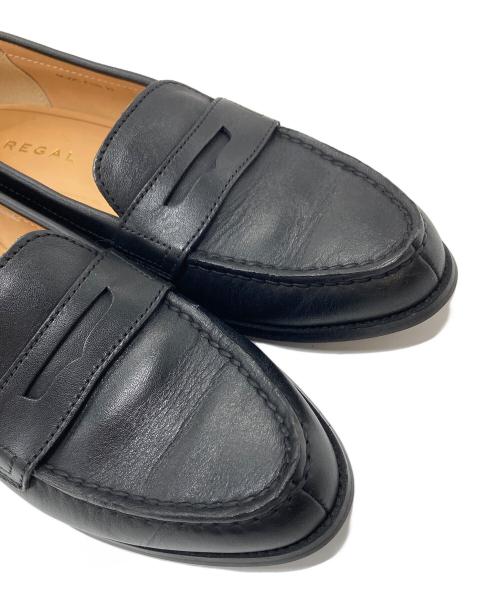 REGAL（リーガル）REGAL (リーガル) コインローファー　レザーシューズ ブラック サイズ:23㎝の古着・服飾アイテム