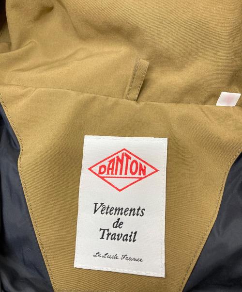 DANTON（ダントン）DANTON (ダントン) フード付きロングダウンコート　ダウンコート　アウター　ラクーンファー ベージュ サイズ:38の古着・服飾アイテム