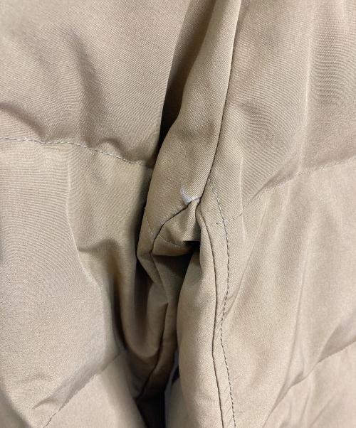 DANTON（ダントン）DANTON (ダントン) フード付きロングダウンコート　ダウンコート　アウター　ラクーンファー ベージュ サイズ:38の古着・服飾アイテム