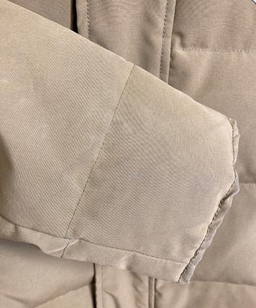 DANTON（ダントン）DANTON (ダントン) フード付きロングダウンコート　ダウンコート　アウター　ラクーンファー ベージュ サイズ:38の古着・服飾アイテム