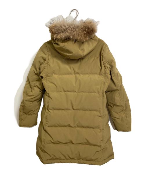 DANTON（ダントン）DANTON (ダントン) フード付きロングダウンコート　ダウンコート　アウター　ラクーンファー ベージュ サイズ:38の古着・服飾アイテム