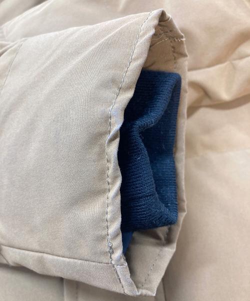 DANTON（ダントン）DANTON (ダントン) フード付きロングダウンコート　ダウンコート　アウター　ラクーンファー ベージュ サイズ:38の古着・服飾アイテム