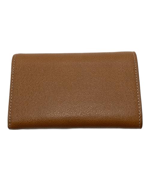 TOD'S（トッズ）TOD'S (トッズ) 2つ折り財布　ウォレット　コンパクト　レザー　イタリア製 ブラウン サイズ:実寸参照の古着・服飾アイテム