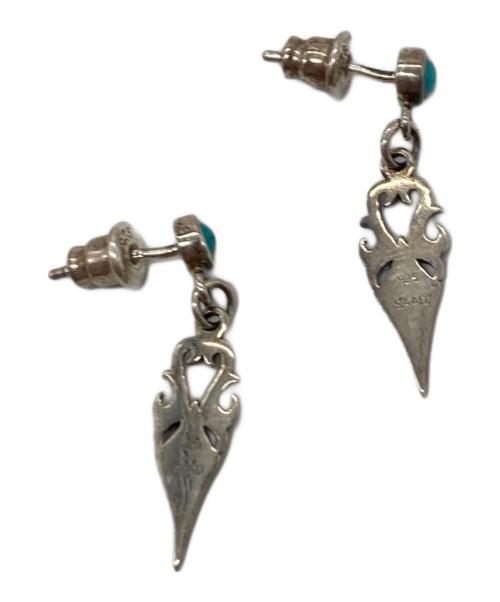 saad（サード）SAAD (サード) ターコイズピアス　シルバー925 サイズ:実寸参照の古着・服飾アイテム