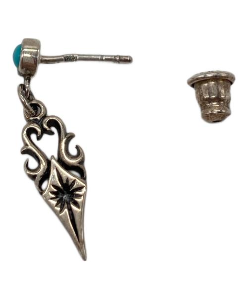 saad（サード）SAAD (サード) ターコイズピアス　シルバー925 サイズ:実寸参照の古着・服飾アイテム