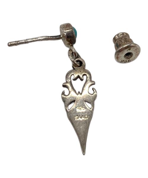 saad（サード）SAAD (サード) ターコイズピアス　シルバー925 サイズ:実寸参照の古着・服飾アイテム