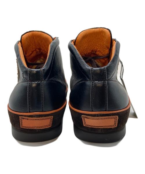CASTELBAJAC（カステルバジャック）CASTELBAJAC (カステルバジャック) ミッドカットレザースニーカー ブラック サイズ:25.5㎝の古着・服飾アイテム