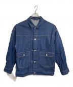 FREAK'S STOREフリークスストア）の古着「ビックシルエット デニム ジャケット　アウター　ライトアウター」｜インディゴ