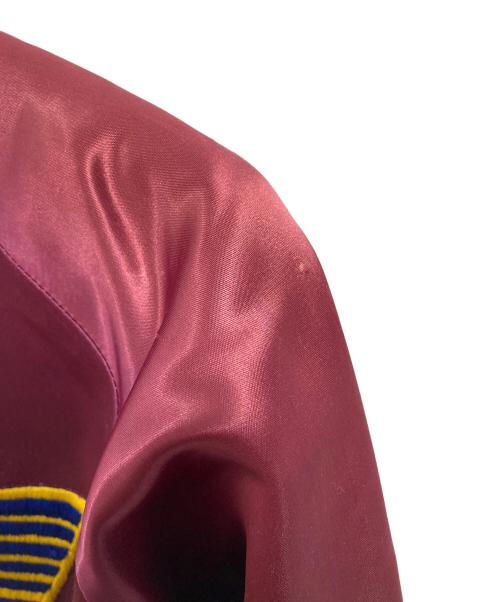 FAD TIMES INC（ファッド タイムズ インク）FAD TIMES INC (ファッド タイムズ インク) 【古着】70’S Pignose刺繍 サテンスタジャン　アウター　70年代　BUILT TO LAST Pignose パープル サイズ:Mの古着・服飾アイテム