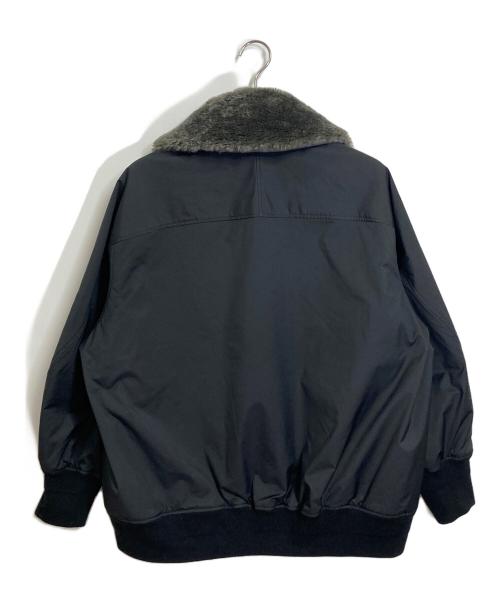 SALON adam et rope'（サロンアダムエロペ）SALON adam et rope' (サロンアダムエロペ) FURLO DOWN 2WAYフライトジャケット  ファーロダウン　完売カラー 25AW  ブラック サイズ:FREEの古着・服飾アイテム