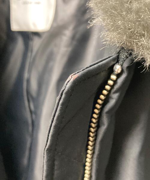 SALON adam et rope'（サロンアダムエロペ）SALON adam et rope' (サロンアダムエロペ) FURLO DOWN 2WAYフライトジャケット  ファーロダウン　完売カラー 25AW  ブラック サイズ:FREEの古着・服飾アイテム